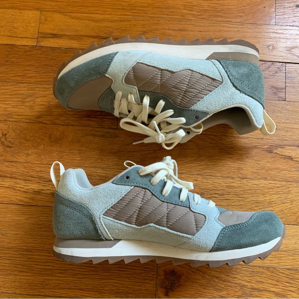 Merrell Green and Tan Sneakers